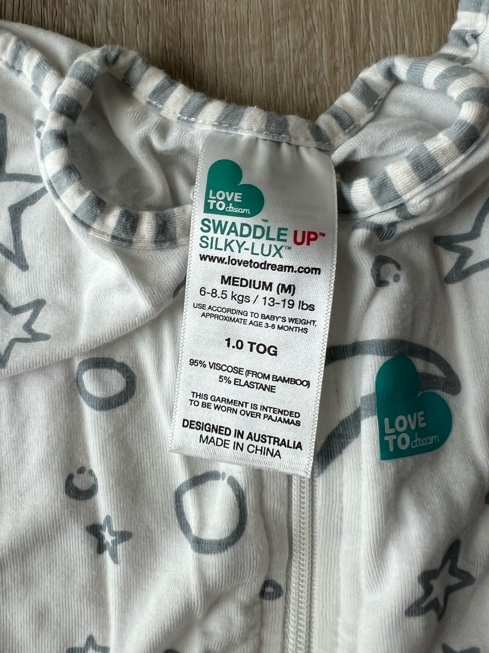 Love to Dream Swaddle Sleep Sack Bundle Bamboo size Small and Medium 1.0 TOG - Picture 5 of 8